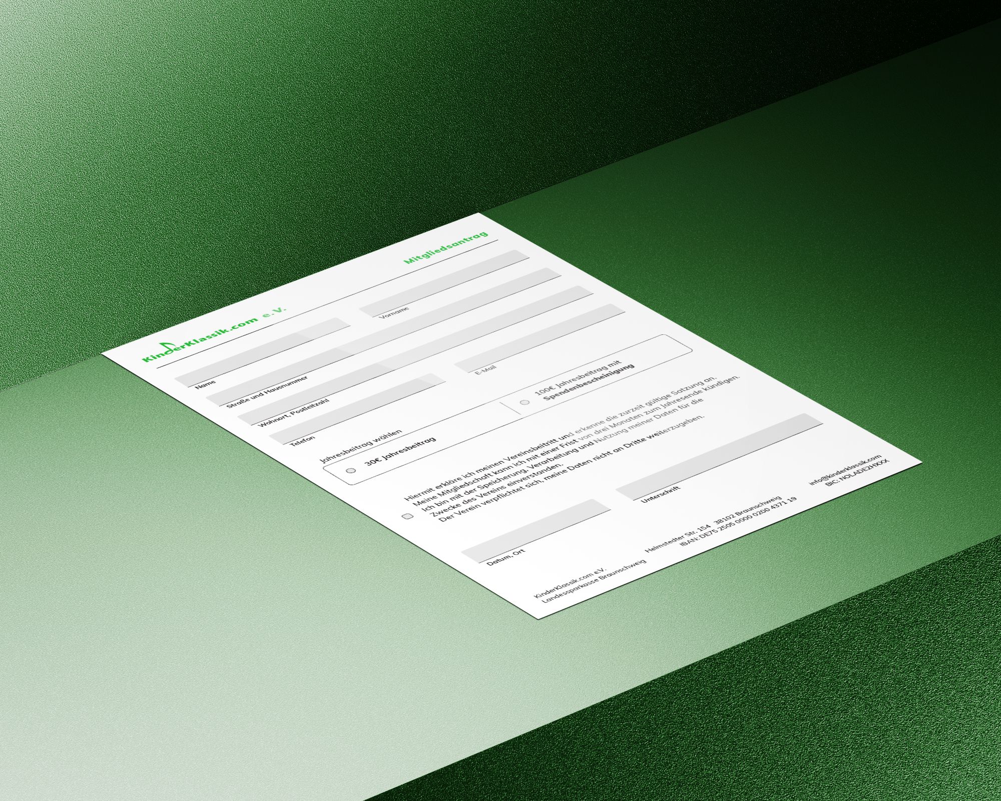 Mitgliedsantrag für den KinderKlassik.com e.V.